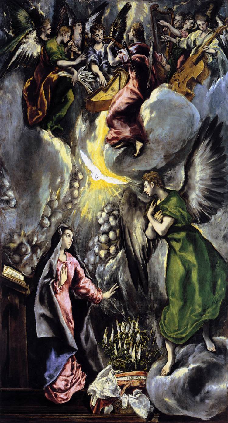 EL GRECO, Annunciation, Lajmerimi